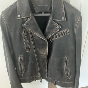 John Varvatos, mainline sheepskin leather jacket. NWOT